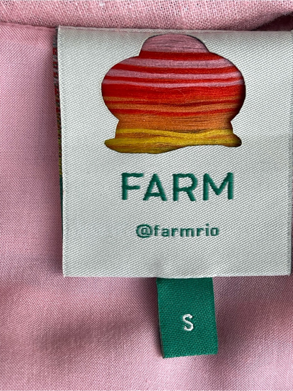 FARM RIO Amazonia Forest Linen-blend Midi
Dress In Green Light Pink Size Small - Picture 12 of 14